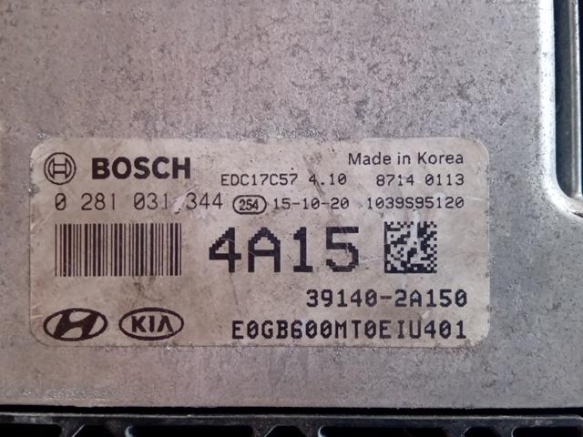 CENTRALINA MOTORE HYUNDAI I20 2016 1.4 CRDI BOSCH 0281031344 - immagine 2