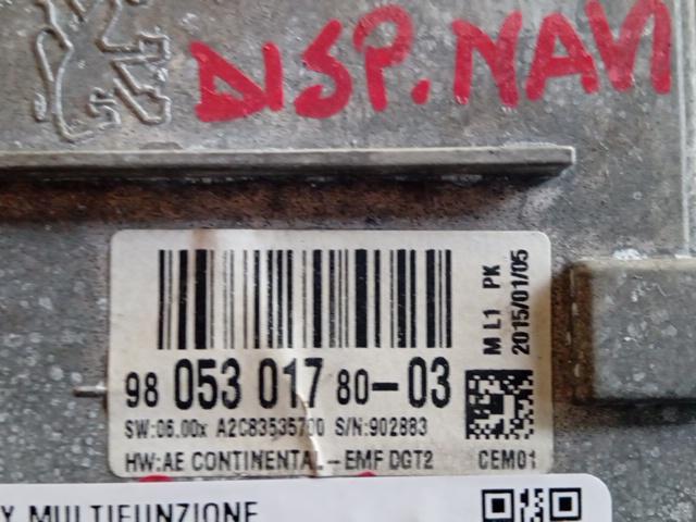 DISPLAY NAVIGATORE PEUGEOT 2008 2015 980530178003 - immagine 2