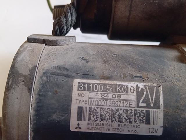 MOTORINO AVVIAMENTO OPEL AGILA 2010 1.2 BENZ. 3110051K00 - immagine 5