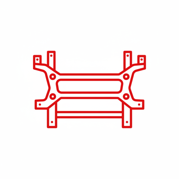 Ossatura calandra anteriore rivestimento frontale