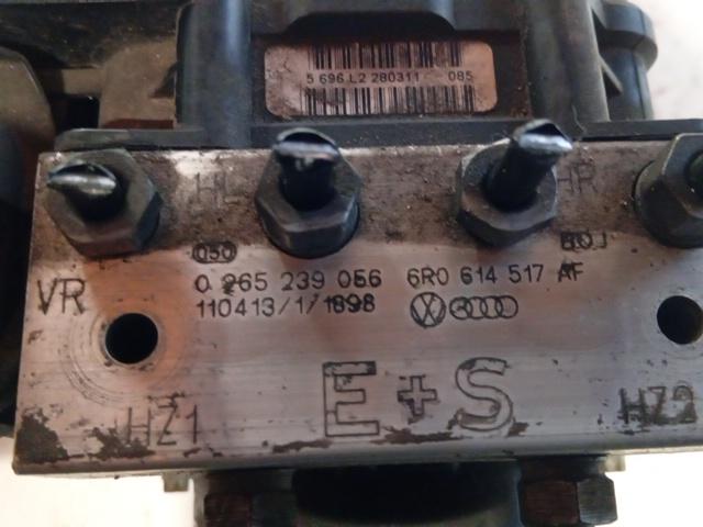 CENTRALINA ABS VOLKSWAGEN POLO 2011 1.2 BENZ. BOSCH 0265239056 - 6R0614517 - immagine 2