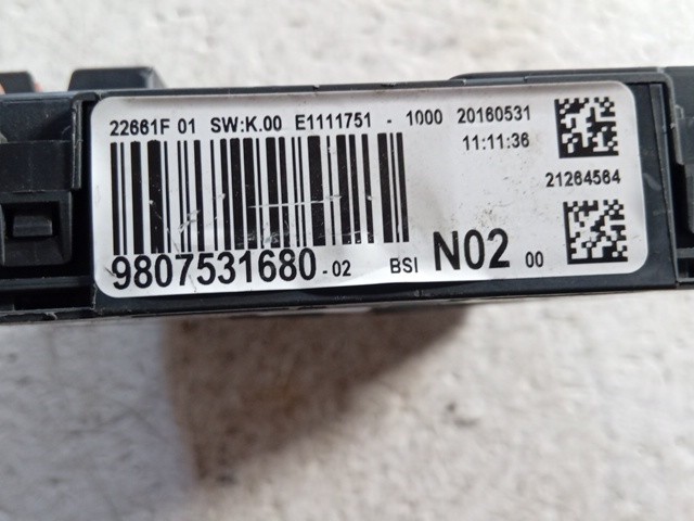 BODY COMPUTER PER PEUGEOT 208 Serie 9807531680 (12>19) - immagine 3