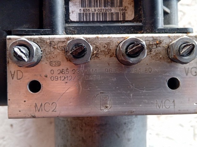 CENTRALINA ABS PER PEUGEOT 308 Serie 0265230714 diesel 1560 (07>14) - immagine 3