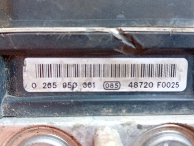 CENTRALINA ABS PER SMART Forfour 1° Serie 0265234120 benzina 1124 (04>06) - immagine 5