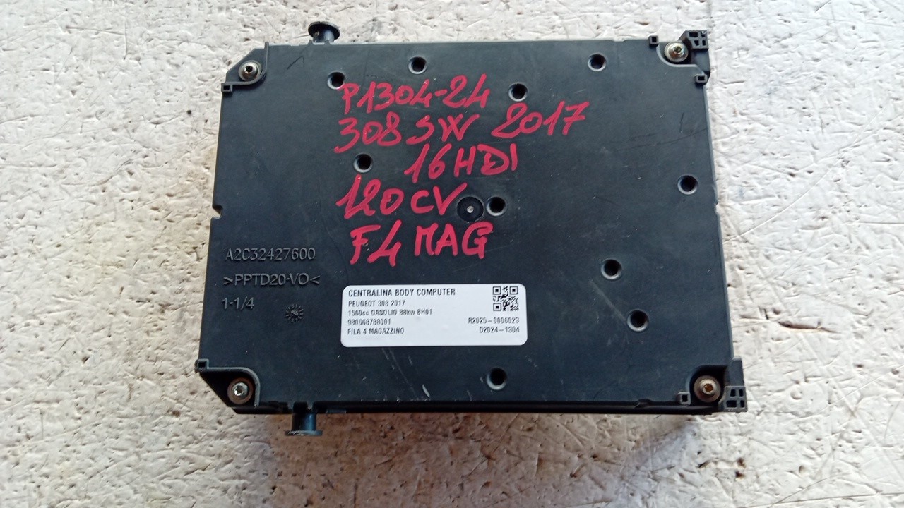 BODY COMPUTER PER PEUGEOT 308 SW 980668788001 (15>17) - immagine 3