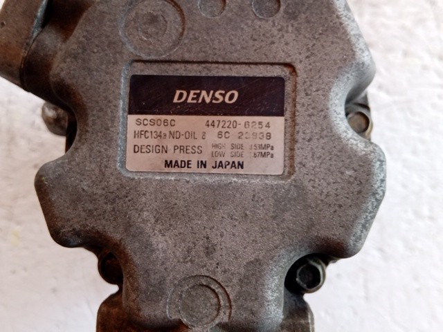 COMPRESSORE A/C PER TOYOTA Yaris Serie 4472206254 1SZ FE benzina 998 (99>03) - immagine 6