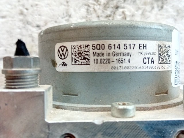 CENTRALINA ABS PER AUDI A3 Sportback (8V4) 10022016514 - 5Q0614517 diesel 1598 - immagine 4