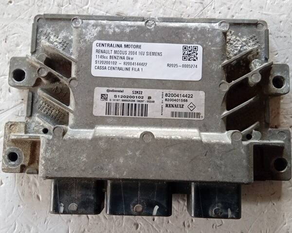 CENTRALINA MOTORE PER RENAULT Modus 1° Serie S120200102 - 82004144422 benzina