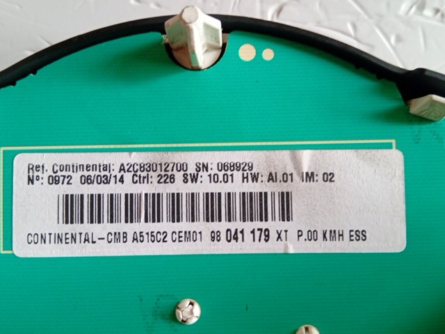 QUADRO STRUMENTI PER CITROEN C3 Serie A2C83012700 (09>15) - immagine 4