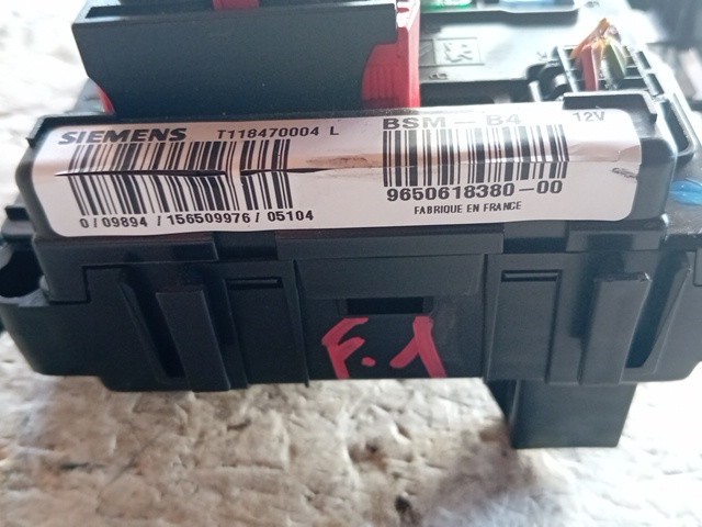 BODY COMPUTER PER PEUGEOT 1007 1° Serie 9650618380 (05>) - immagine 3