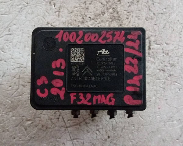CENTRALINA ABS PER CITROEN C3 Serie 10022002574 HM01 benzina 1199 (09>15)