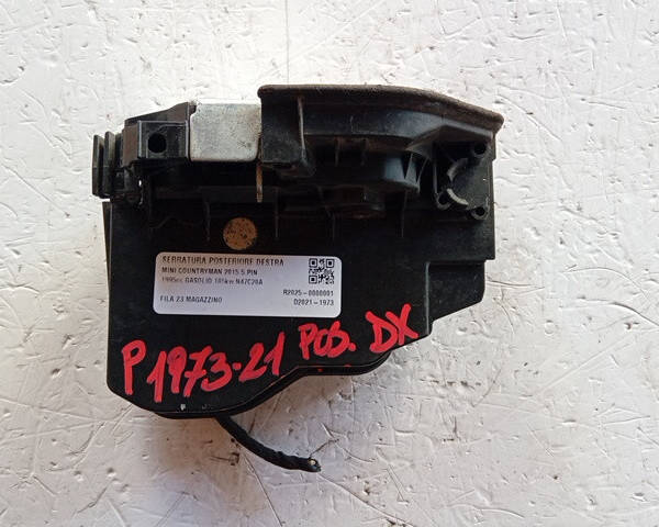 SERRATURA POSTERIORE DESTRA PER MINI Countryman 1° Serie 1120085 (10>)