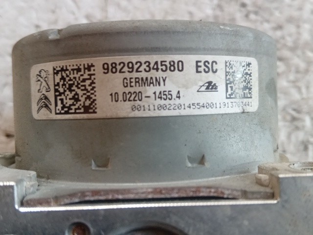CENTRALINA ABS PER PEUGEOT 2008 Serie 10022014554 HM05 benzina 1199 (19>) - immagine 4