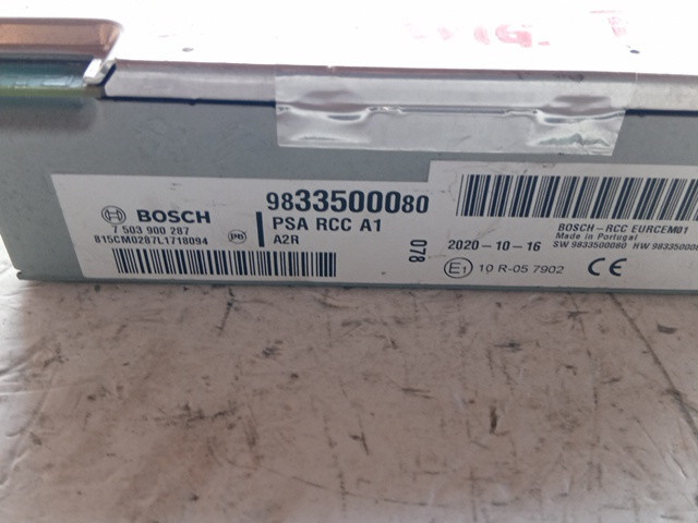 UNITÀ DI CONTROLLO MULTIMEDIALE NAVIGATORE GPS PER CITROEN C3 Serie 9833500080 - immagine 3