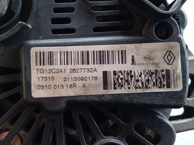 ALTERNATORE PER RENAULT Clio IV Sporter 2627732A K9K E6 diesel 1461 (13>18) - immagine 6