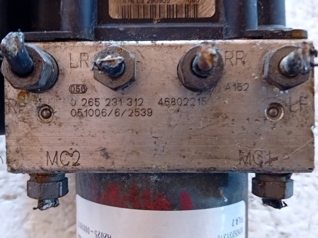 CENTRALINA ABS PER FIAT Panda 2° Serie 0265231312 diesel 1248 (03>10) - immagine 4