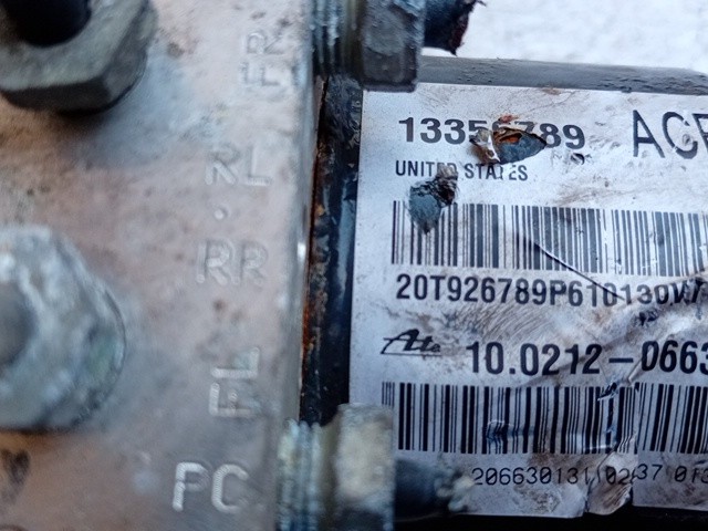 CENTRALINA ABS PER OPEL Astra J 10021206634 diesel 1686 (09>) - immagine 3