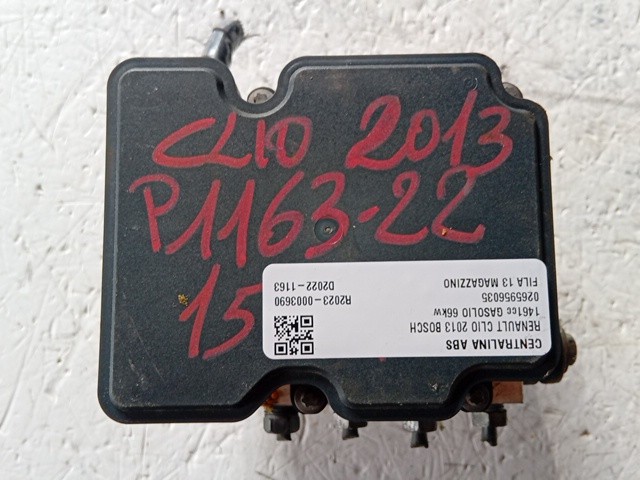 CENTRALINA ABS PER RENAULT Clio Serie IV 0265956035 diesel 1461 (12>19) - immagine 4