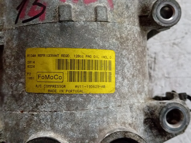 COMPRESSORE A/C PER FORD Fiesta 6° Serie diesel 1498 (08>17) - immagine 6