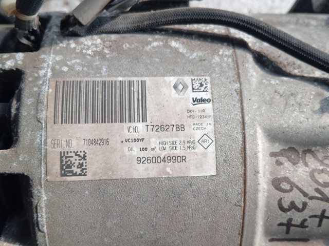 COMPRESSORE A/C PER RENAULT Clio Serie IV 926004990R K9K E6 diesel 1461 (12>19) - immagine 5