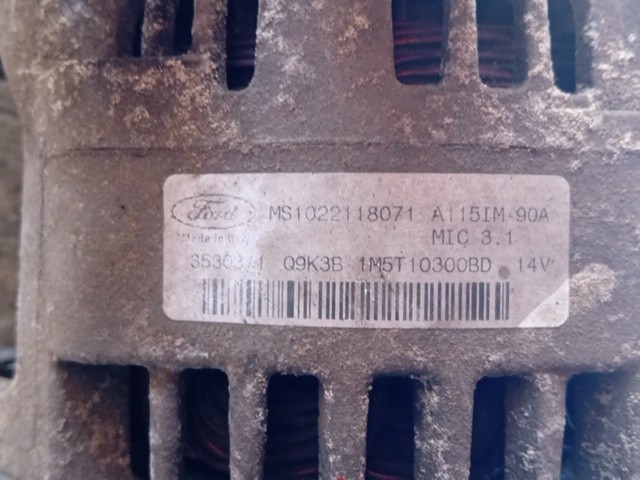 ALTERNATORE PER FORD Focus Berlina 2° Serie MS1022118071 FFDA diesel 1753 (01> - immagine 6