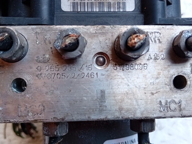 CENTRALINA ABS FIAT Bravo 3° Serie 0265235416 diesel 1598 (10>14) - immagine 4