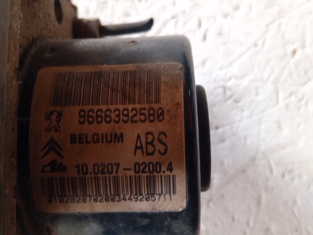 CENTRALINA ABS PER CITROEN C3 2° Serie 10020702004 diesel 1398 (05>10) - immagine 3