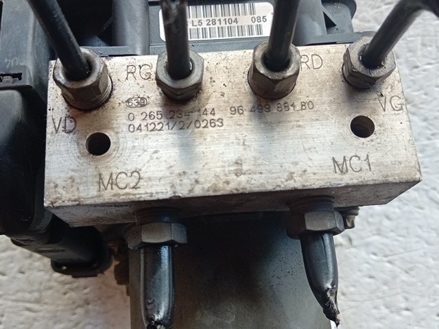 CENTRALINA ABS PER CITROEN C4 Berlina 0265234144 9HY diesel 1560 (04>08) - immagine 3