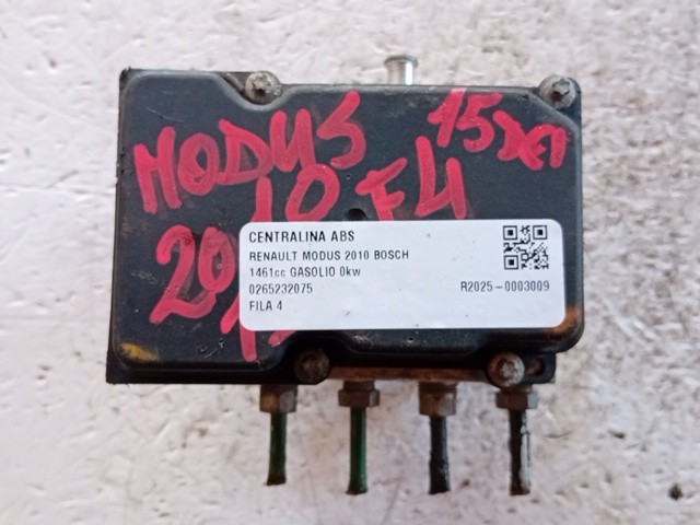 CENTRALINA ABS PER RENAULT Modus 2° Serie 0265232075 diesel 1461 (06>) - immagine 5
