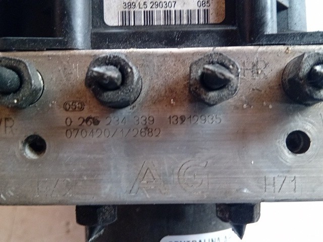 CENTRALINA ABS PER OPEL Meriva 2° Serie 0265234339 Z17DTH diesel 1686 (06>10) - immagine 3