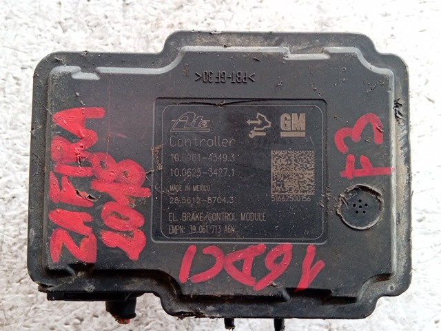 CENTRALINA ABS PER OPEL Zafira (C) (2016-) 10021211014 diesel 1598 (16>) - immagine 4