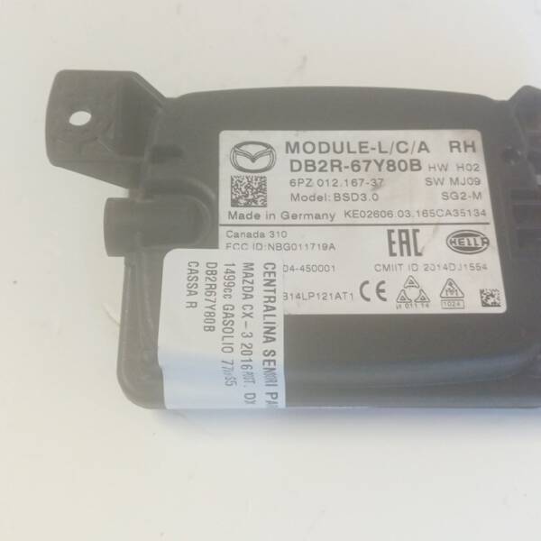 CENTRALINA CAMBIO CORSIA PER MAZDA CX3 Serie DB2R67Y80B S5 diesel 1499 (15>)