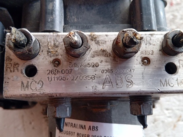 CENTRALINA ABS PER PEUGEOT Boxer 4° Serie 0265260047 diesel 2198 (11>) - immagine 3