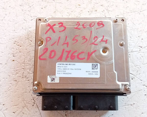 CENTRALINA MOTORE PER BMW X3 1° Serie 0281013924 N47D20A diesel 1995 (04>10)