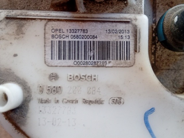 POMPA CARBURANTE PER OPEL Corsa D 5P 2° Serie 13327783 A12XER bifuel/gas 1229 ( - immagine 4
