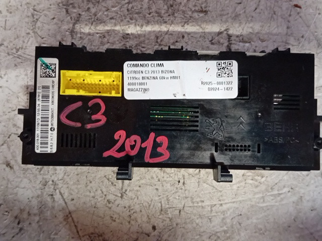 COMANDI CLIMA PER CITROEN C3 Serie 400018001 (09>15) - immagine 4