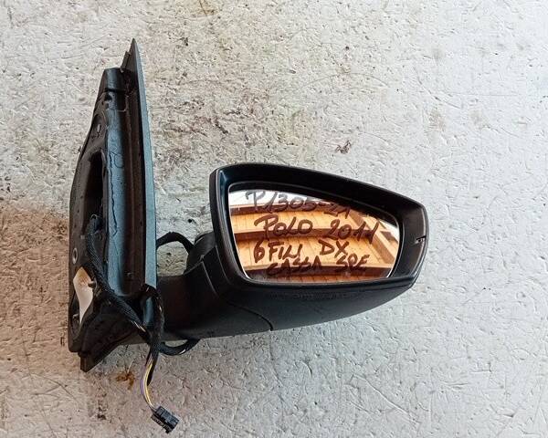 SPECCHIETTO RETROVISORE DESTRO PER VOLKSWAGEN Polo 5° Serie 6R1857502B (09>17)